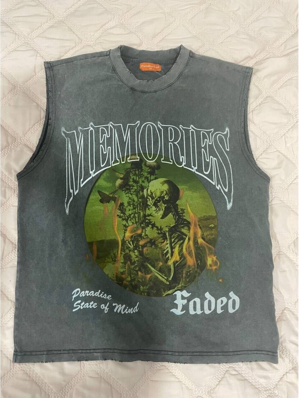 Paradise Lost Men's Memories Grey Muscle Tee 100% Cotton Size XL